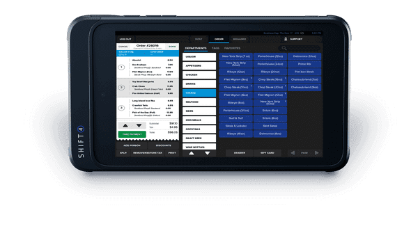 Shift4 Dine Glass (Tablet POS)