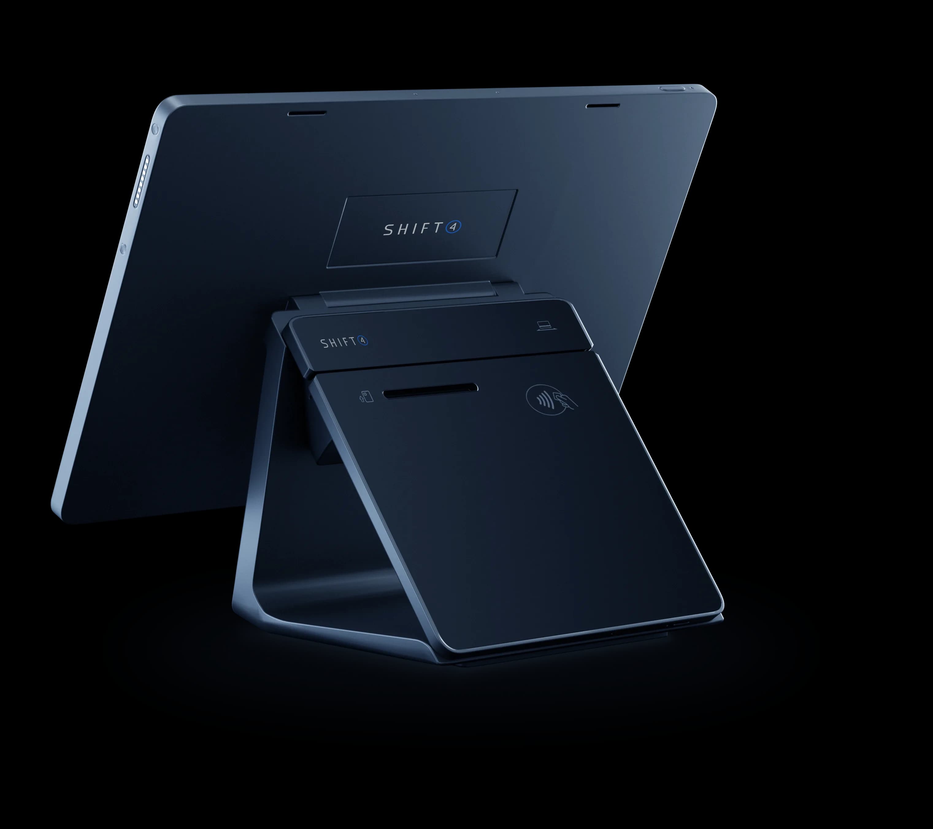 Shift4 Dine POS terminal with integrated payment reader